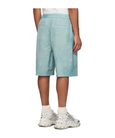 Juunj Green Dye Shorts In Blue