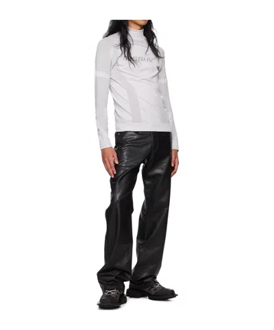 Misbhv Embroidered Logo Print Sport T-shirt In White