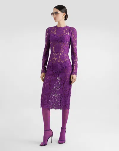 Dolce & Gabbana Cordonetto Lace Sheath Dress