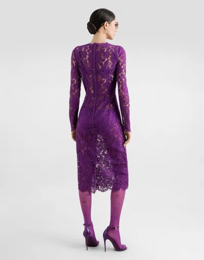Dolce & Gabbana Cordonetto Lace Sheath Dress