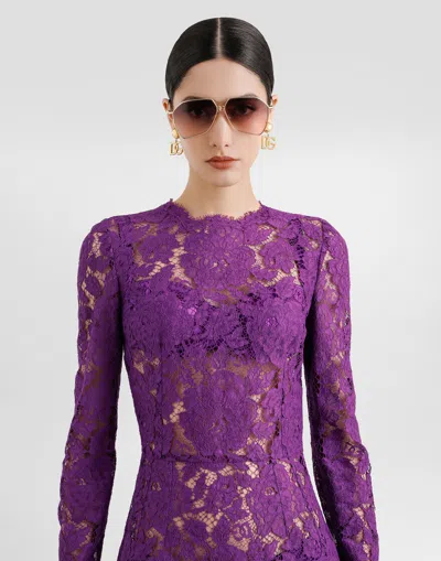 Dolce & Gabbana Cordonetto Lace Sheath Dress