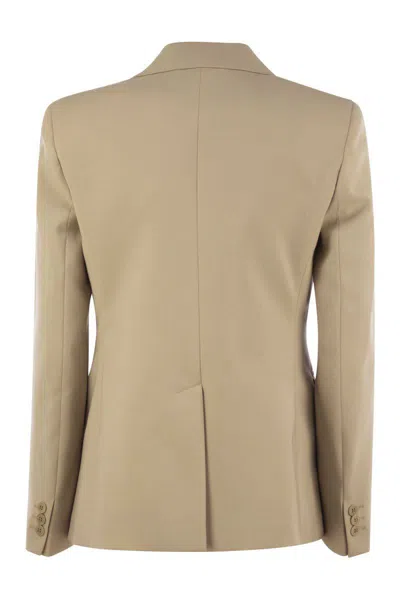 Weekend Max Mara Lamine - Natural Stretch Wool Blazer