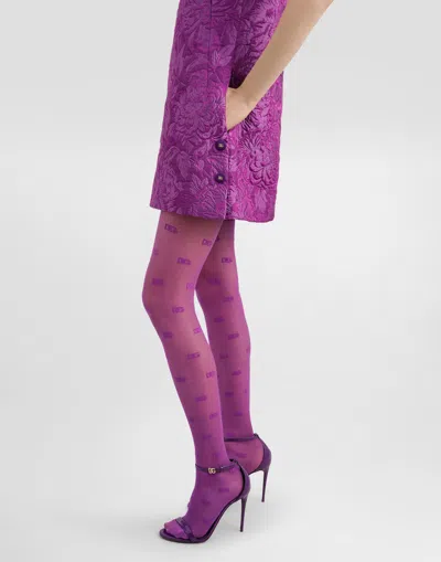 Dolce & Gabbana Mini Dress With Brocade Effect