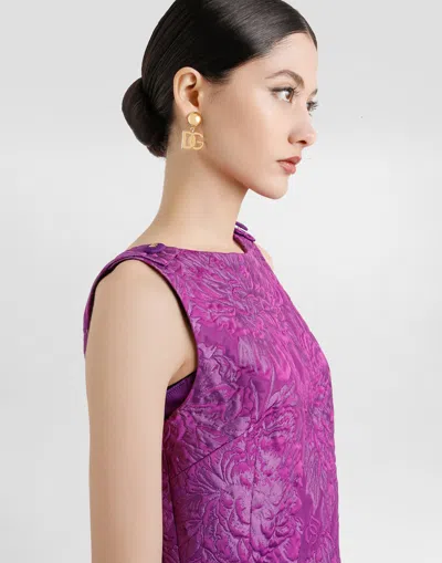 Dolce & Gabbana Mini Dress With Brocade Effect