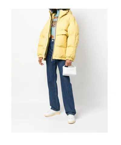 K-way Yellow Down Jacket In Yellow