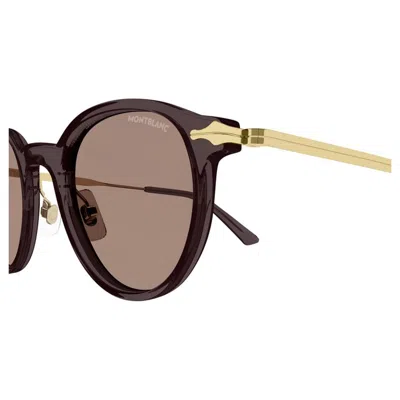 Montblanc Eyewear Round Frame Sunglasses