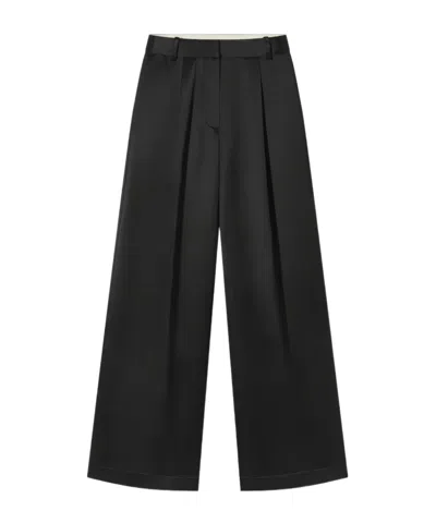 Co Pleated Trousers In Black