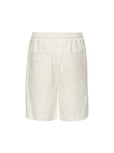 Eleventy Drawstring Casual Shorts In White