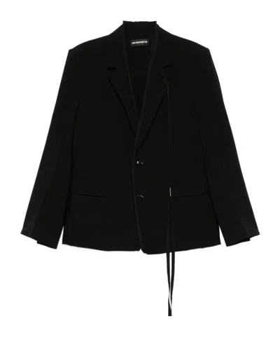 Ann Demeulemeester Cadby Single-breasted Blazer In Black