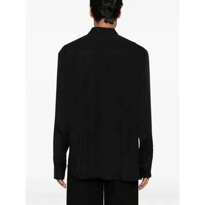 Ann Demeulemeester Andre Long-sleeved Shirt In Black