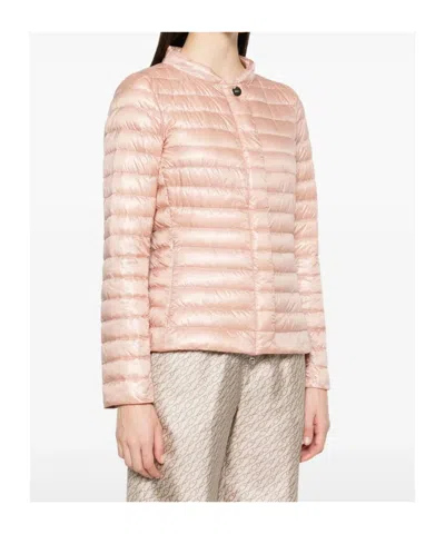 Herno Lightweight Quilted Down Jacket With Stand Collar
