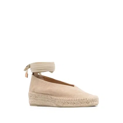 Castaã±er Round Toe Flat Shoes