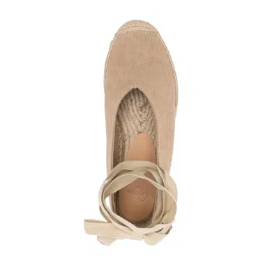 Castaã±er Round Toe Flat Shoes