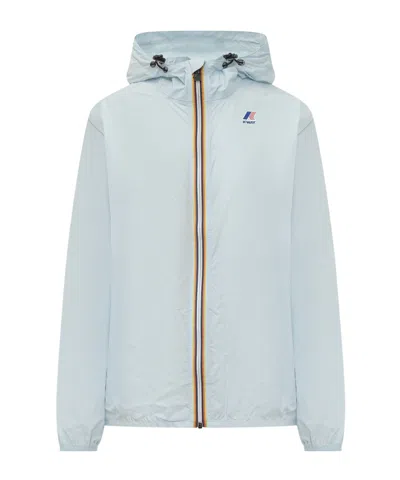K-way Le Vrai 4.0 Claude Hooded Jacket In Blue