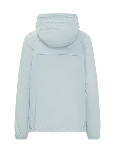 K-way Le Vrai 4.0 Claude Hooded Jacket In Blue