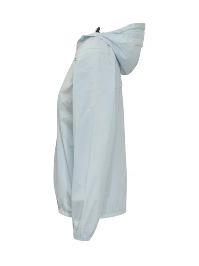 K-way Le Vrai 4.0 Claude Hooded Jacket In Blue