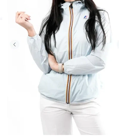 K-way Le Vrai 4.0 Claude Hooded Jacket In Blue