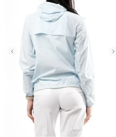 K-way Le Vrai 4.0 Claude Hooded Jacket In Blue