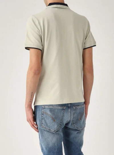 K-way Logo Patch Polo Shirt In Neutral