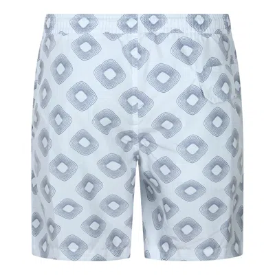 Eleventy Drawstring Swimming Trunks In Blue