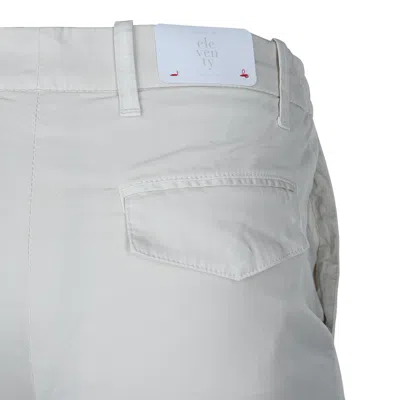 Eleventy Belt Loop Shorts In White