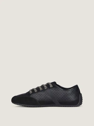 Givenchy Men Baskets Low-top Leather And Suede Sneakers In Black