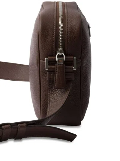 Prada Textured Leather Crossbody Bag