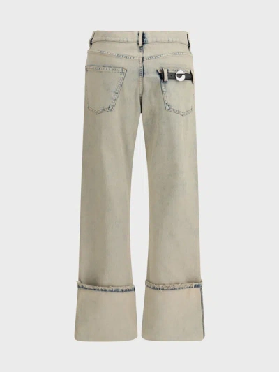 Coperni Boyfriend Jeans In Unique Greige Cotton Denim In Gray