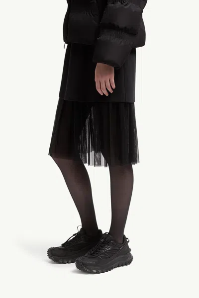 Moncler Grenoble Vibram Sole Trailgrip Hike Sneakers In Black