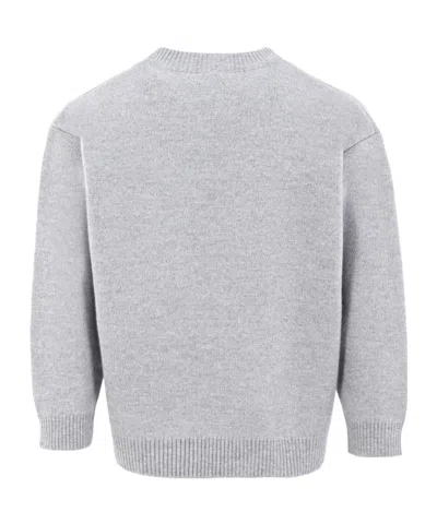 Fendi Crew Neck Sweater In Gray
