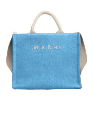 Marni Small Denim Tote Bag