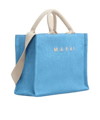 Marni Small Denim Tote Bag