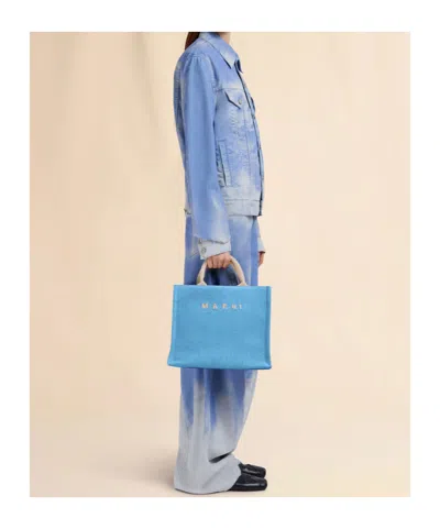 Marni Small Denim Tote Bag