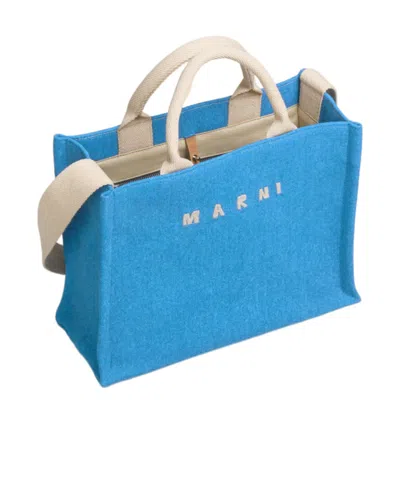 Marni Small Denim Tote Bag