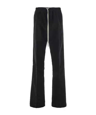 Rick Owens Drawstring Casual Pants In Black