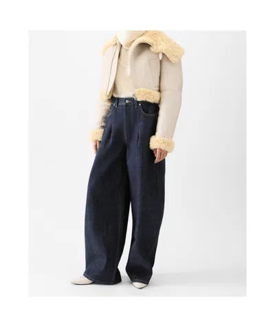 Jacquemus Jeans With Belt Loops In Black