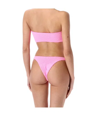 Reina Olga Ausulia Bandeau Bikini Top In Pink