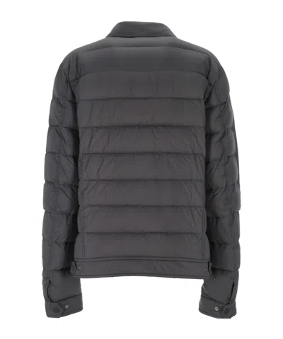 Herno Long Sleeve Quilted Down Jacket In Gray