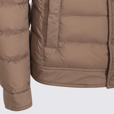Herno Pockets Chest Padded Side In Brown