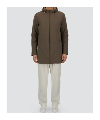 Herno Resort Parka In Travel Nylon Ponente In Brown