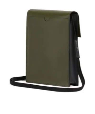 Marni Deep Green And Black Tribeca Shoulder Bag