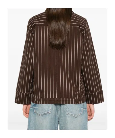 Baum Und Pferdgarten Long Sleeve Casual Jacket In Brown
