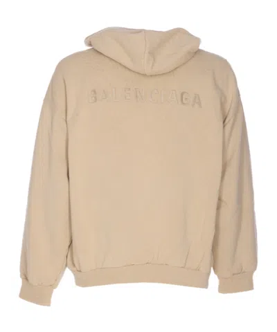 Balenciaga Oversized Hoodie In Neutral
