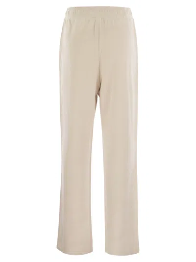 Weekend Max Mara Drawstring Casual Pants In Neutral