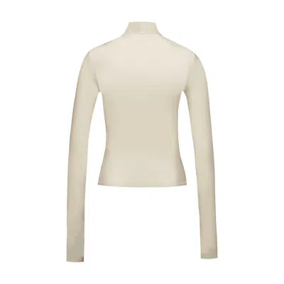 Coperni Logo-print High-neck Top In Neutral