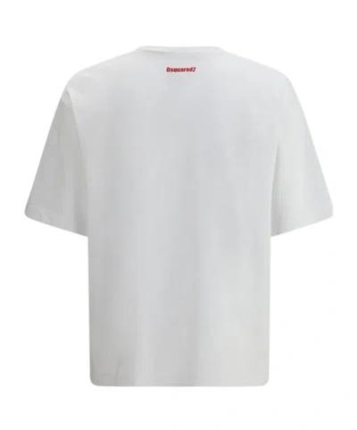 Dsquared2 Short Sleeve T-shirt In White