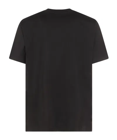 Moschino Printed Organic Cotton Jersey T-shirt In Black