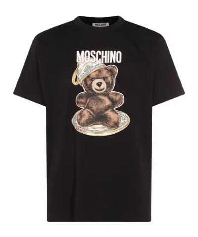 Moschino T-shirt With Print In Black