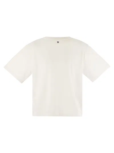Weekend Max Mara Crew Neck T-shirt In White