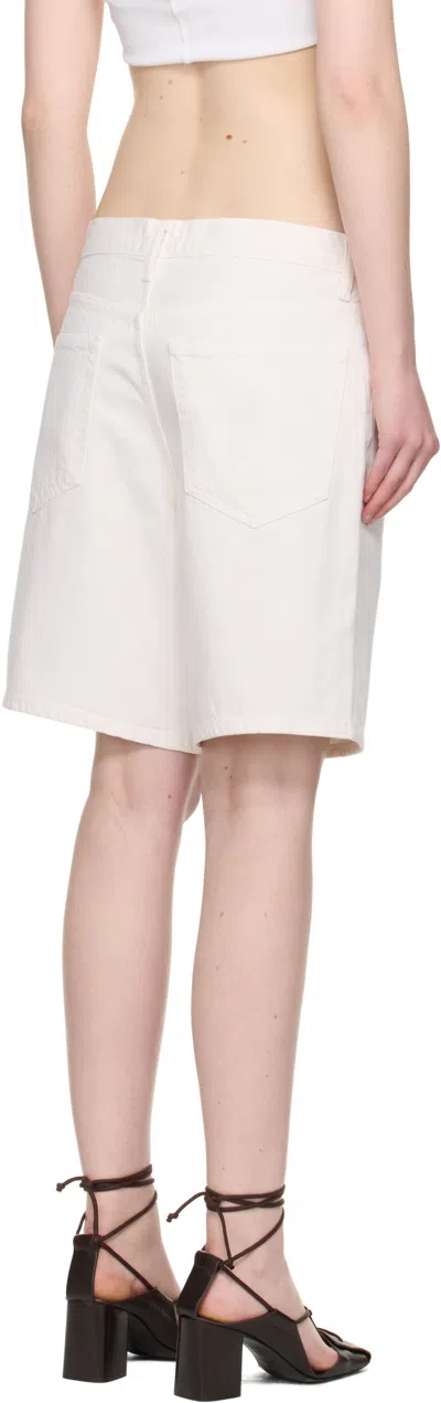 Agolde Denim Shorts With Belt Loops